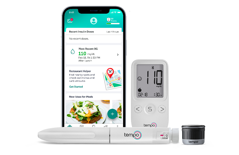Lilly Tempo Personalized Diabetes Management Platform — Tempo Smart Button, TempoSmart app, and Tempo Pen product image